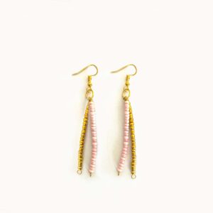 MyRoots - Pink & Gold Earrings